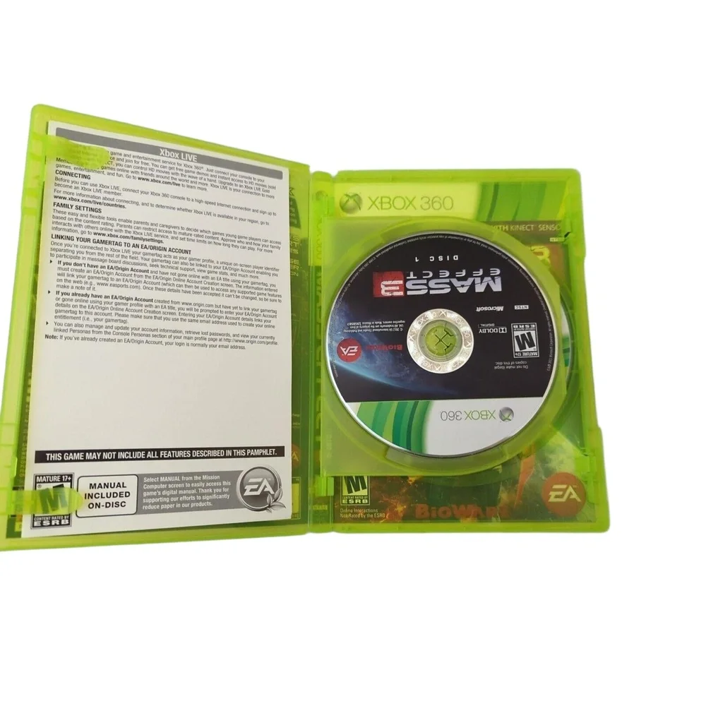 Mass Effect 3 (Microsoft Xbox 360, 2012)‎